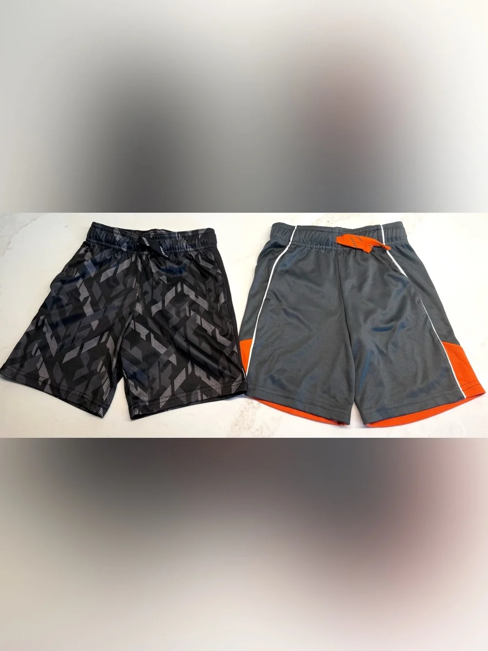 Jumping Beans Active Boys Shorts Bundle Size 4 Gray Athletic 2 Pair